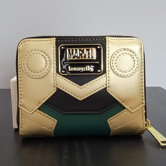 Marvel's Loki Loungefly zip-around wallet - Picture 1 of 3